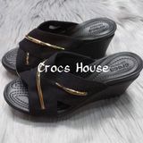  Dép xuồng cross leigh quai chéo nữ chính hãng 