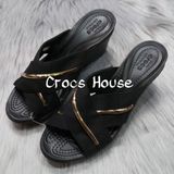  Dép xuồng cross leigh quai chéo nữ chính hãng 