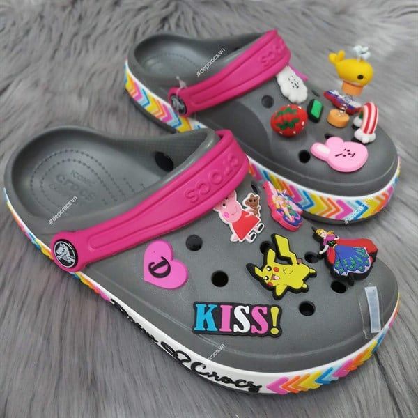  Dép sục crocband drew trẻ em 