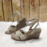 Sandal xuồng cross leigh quai chéo nữ chính hãng 