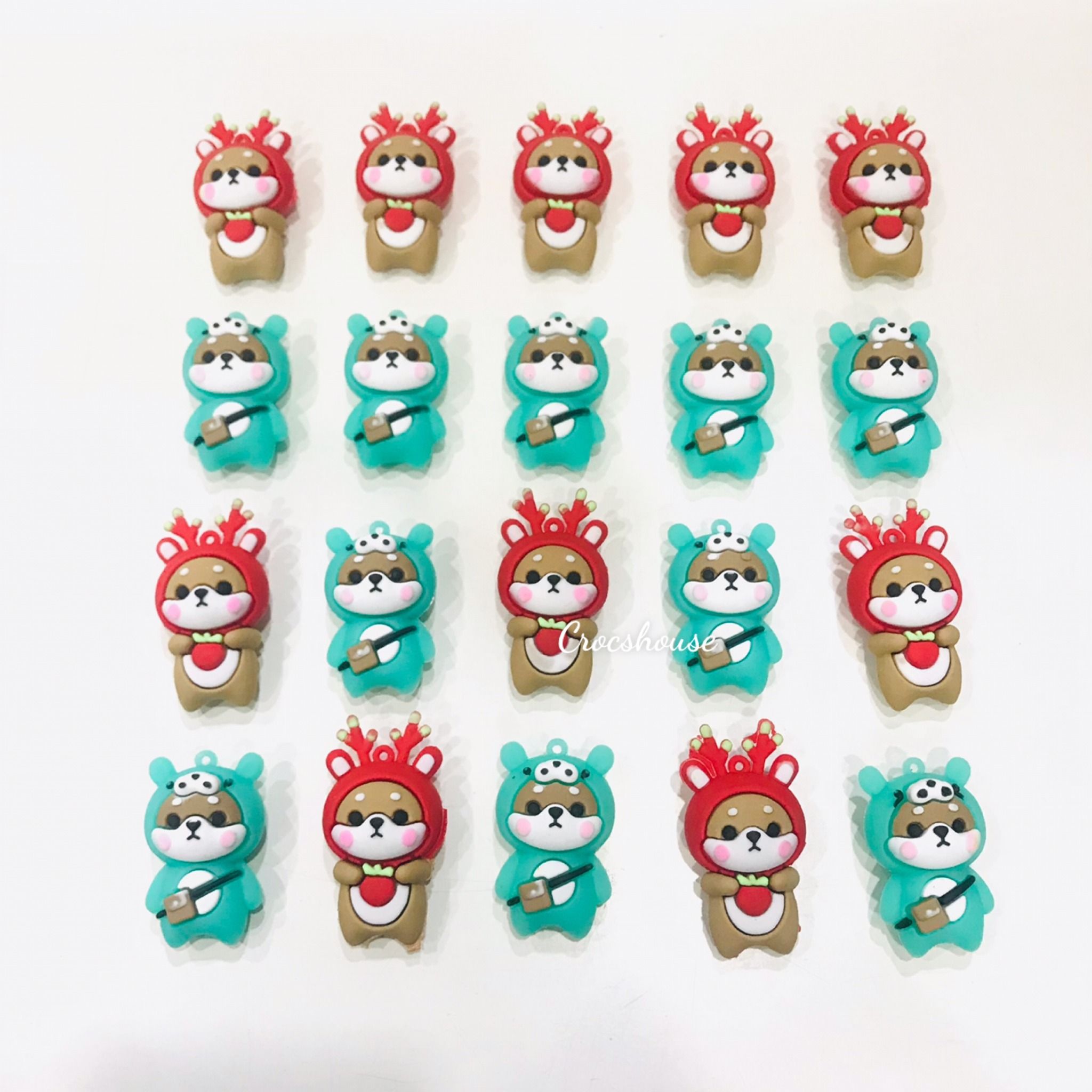  Jibbitz charms búp bê to gắn dép Dinas 