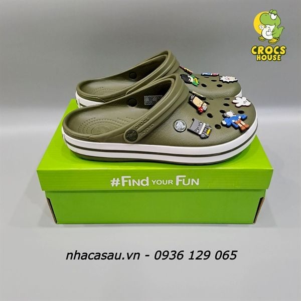  Dép sục crocband TQ nam nữ chính hãng 