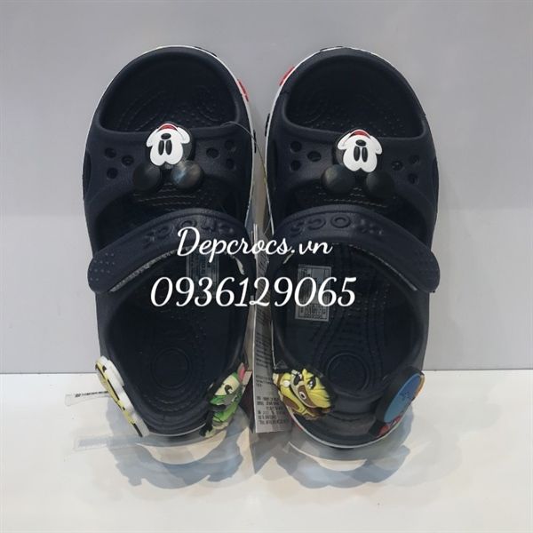  Sandal crocband ii mickey trẻ em 