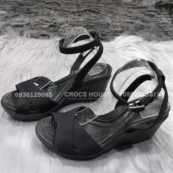  Sandal xuồng leigh quai chéo nữ 