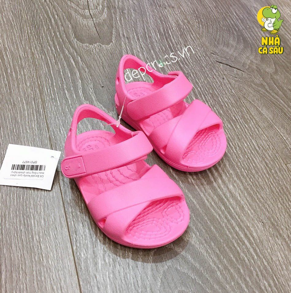  Sandal cross keely trơn trẻ em chính hãng 