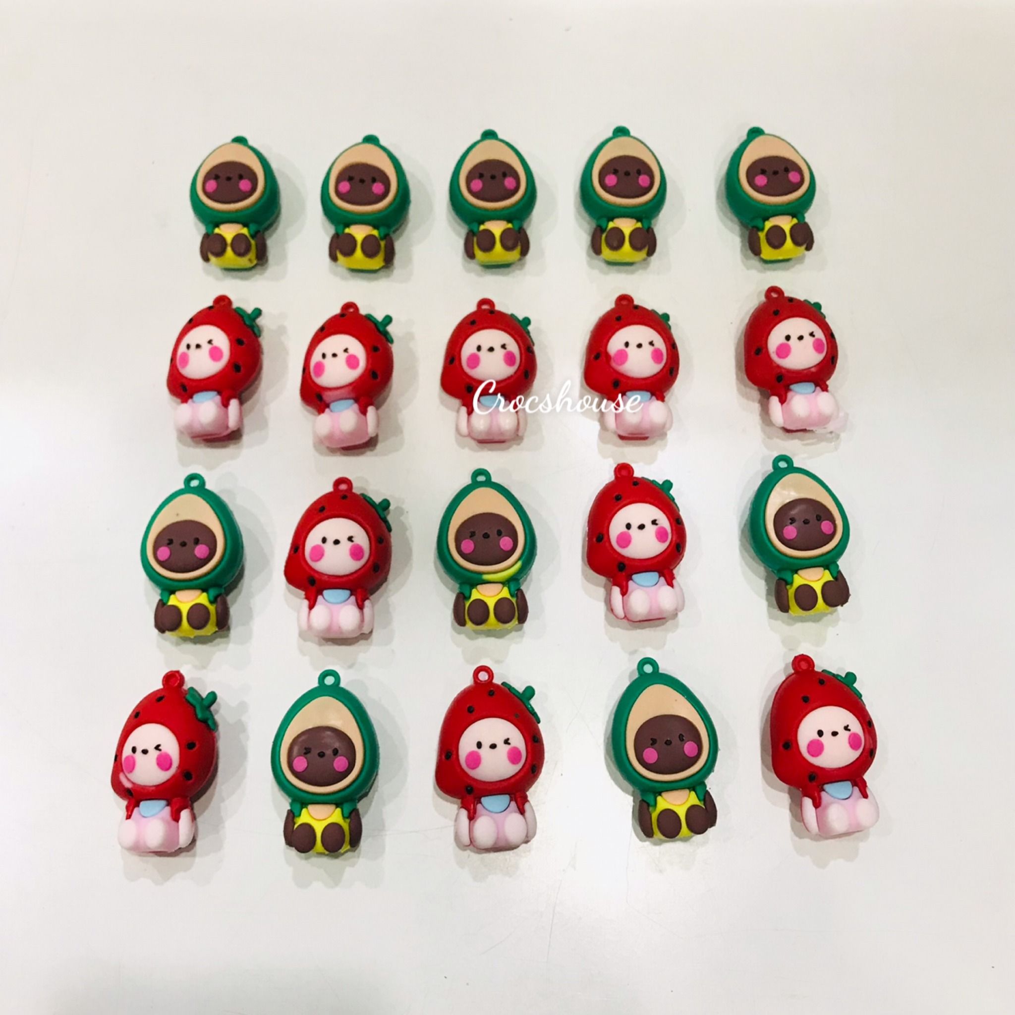  Jibbitz charms búp bê to gắn dép Dinas 