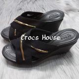  Dép xuồng cross leigh quai chéo nữ chính hãng 