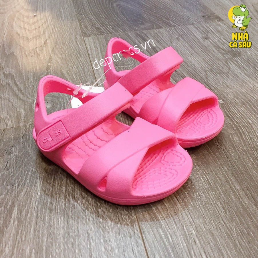  Sandal cross keely trơn trẻ em chính hãng 
