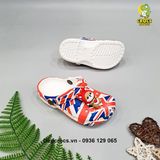  Dép sục cross classic họa tiết trẻ em chính hãng 