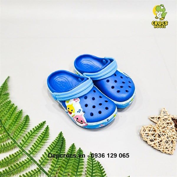  Dép sục 3D babyshark trẻ em 