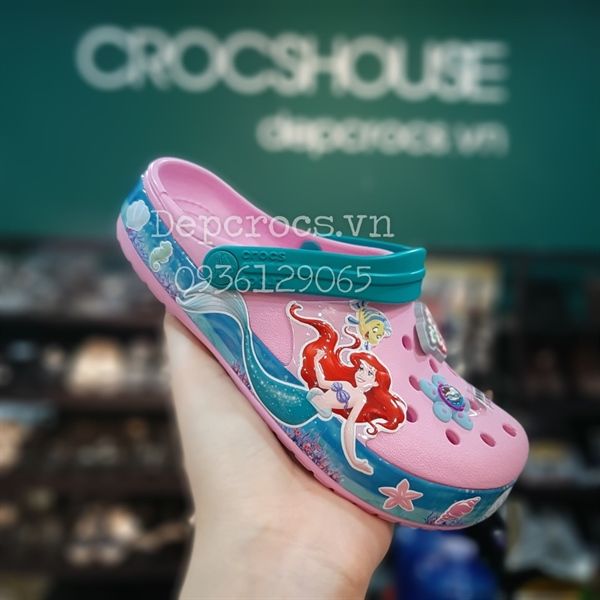  Dép sục 3D nàng tiên cá trẻ em 