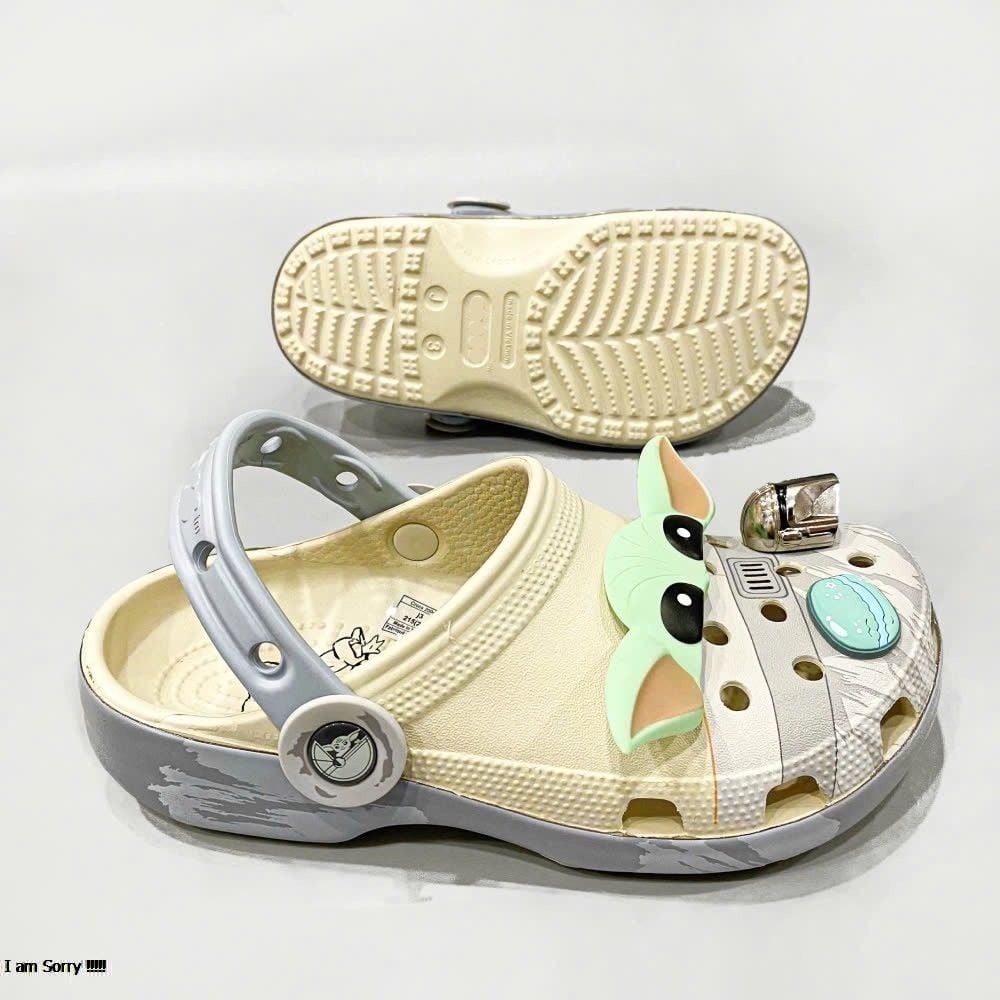  Dép sục Dinas Star Wars Grogu trẻ em 