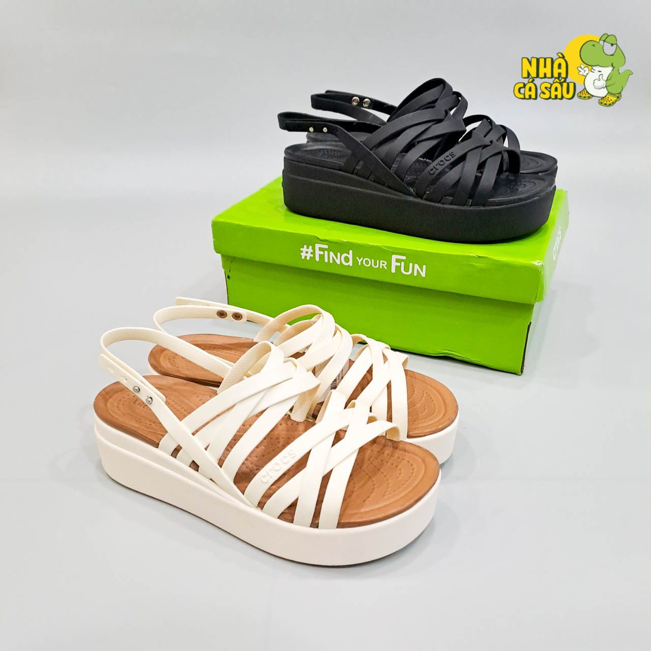  Sandal xuồng brooklyn strappy nữ 