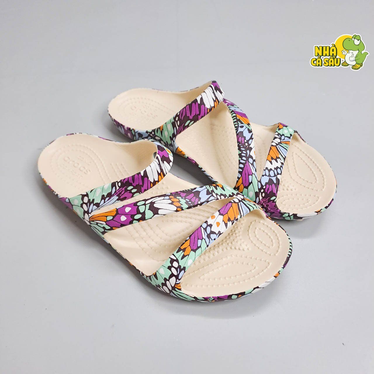  Dép quai ngang Dinas kadee ii họa tiết nữ chính hãng 