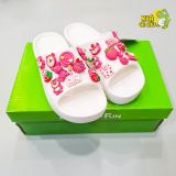  Jibbitz charm sticker đá hình gấu dâu hồng, gấu lotso gắn trang trí dép sục cross 