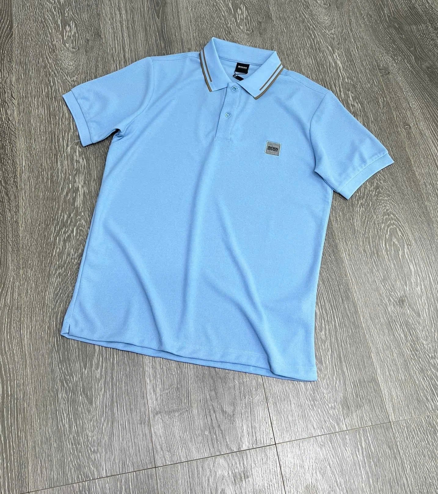  Áo polo nam phối viền 