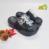  Dép quai ngang cross stomp nữ đế cao 6 phân chính hãng 