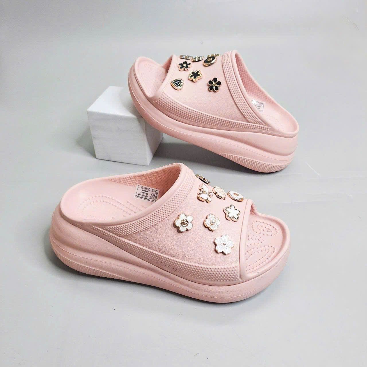  Dép quai ngang Dinas classic crush slide nữ xuất khẩu 