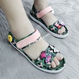  Sandal crocband camo trẻ em 