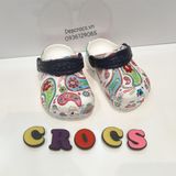  Dép sục cross classic họa tiết trẻ em chính hãng 