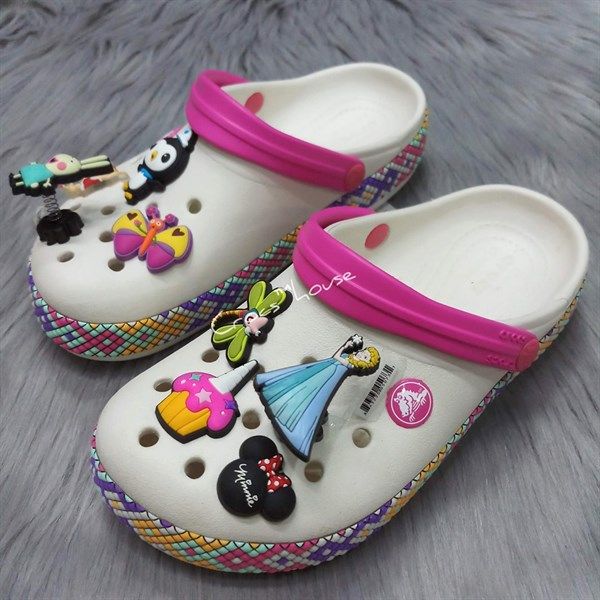  Dép sục crocband caro trẻ em chính hãng 
