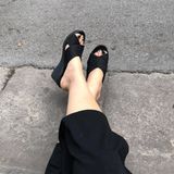  Dép xuồng cross leigh quai chéo nữ chính hãng 