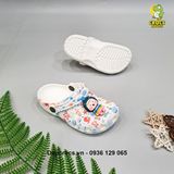  Dép sục cross classic họa tiết trẻ em chính hãng 