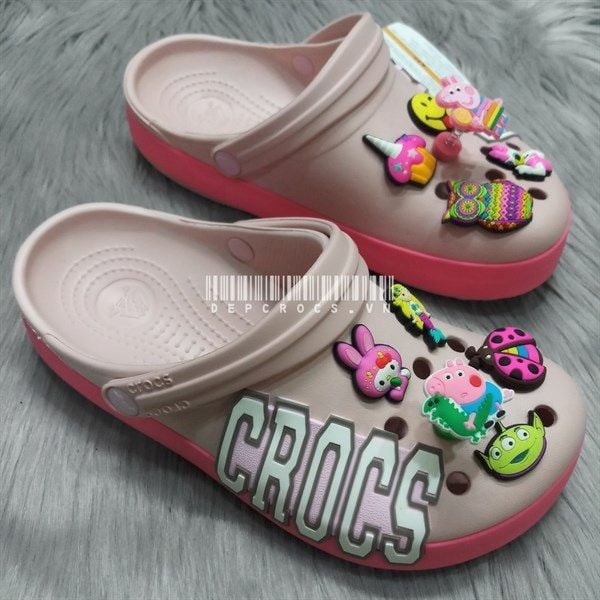  Sục crocband chữ nam nữ 