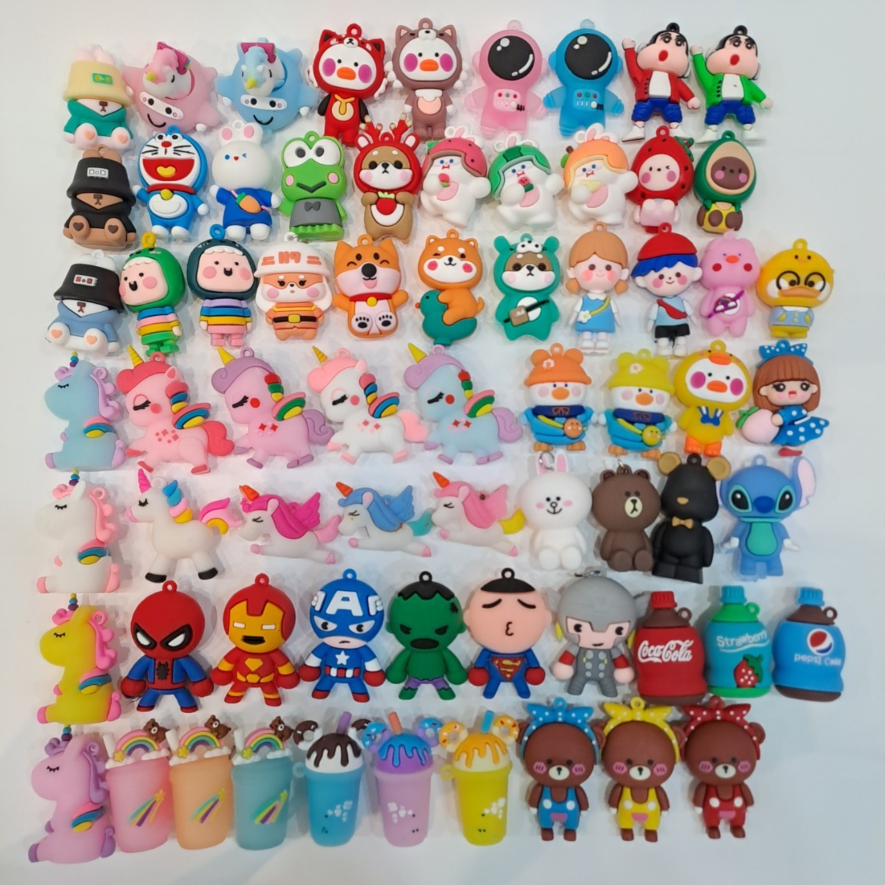  Jibbitz charms búp bê to gắn dép Dinas 