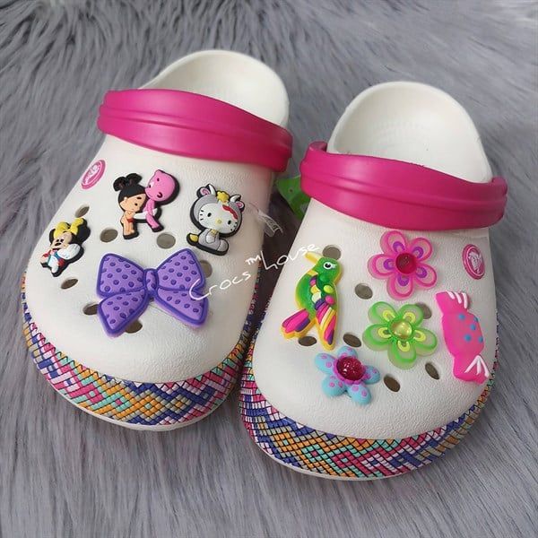  Sục crocband viền caro xịn nữ 
