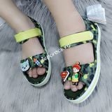  Sandal crocband camo trẻ em 