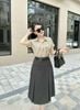 Chân Váy Xếp Ly Dài Kèm Belt Cá Tính Nữ