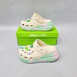  Dép sục Dinas classic crush loang lá hồng nam nữ 