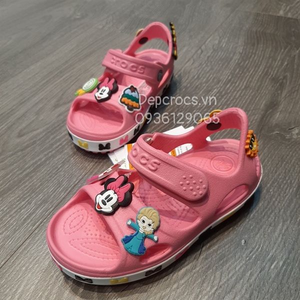 Sandal crocband ii mickey trẻ em 