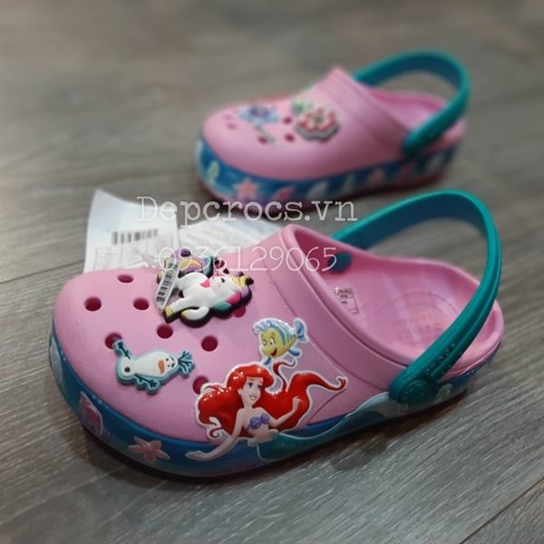  Dép sục 3D nàng tiên cá trẻ em 