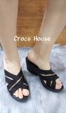 Dép xuồng cross leigh quai chéo nữ chính hãng 