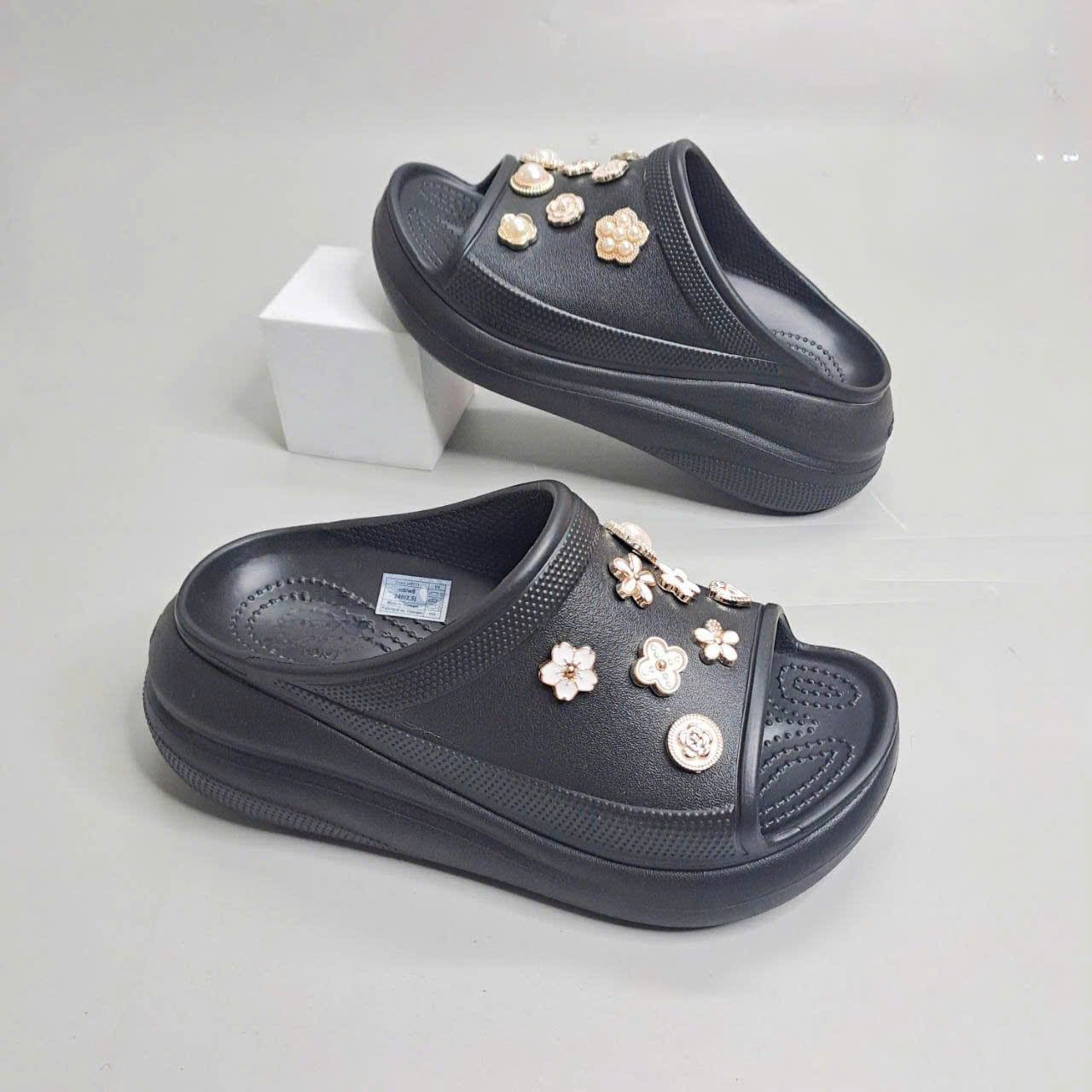  Dép quai ngang Dinas classic crush slide nữ xuất khẩu 