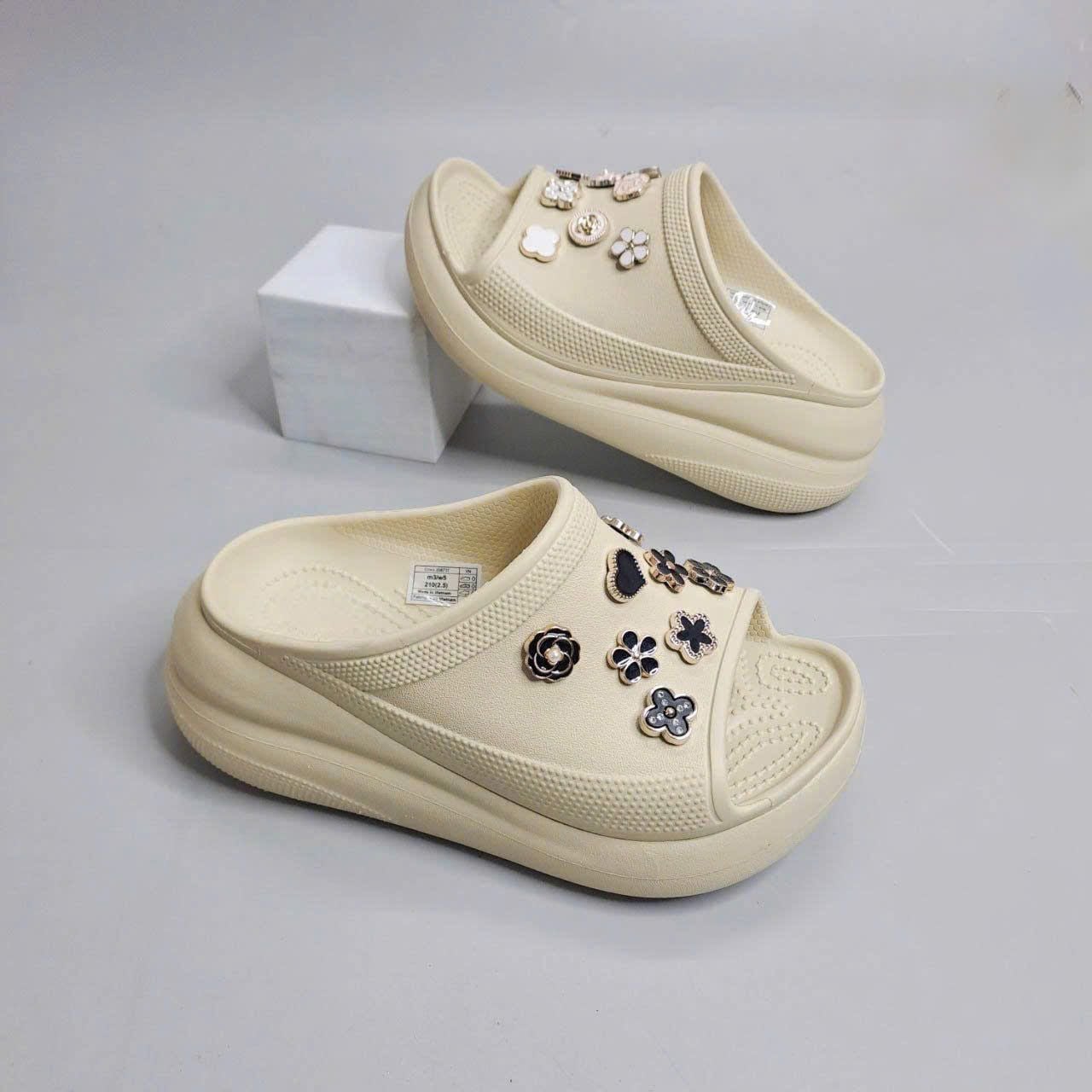  Dép quai ngang Dinas classic crush slide nữ xuất khẩu 