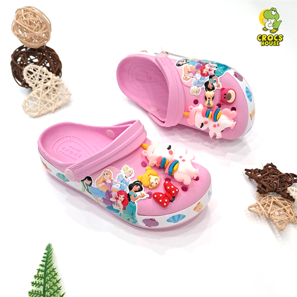  Dép sục cross 3D công chúa Disney trẻ em 