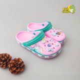 Dép sục cross band 3D đuôi nàng tiên cá sò biển trẻ em 
