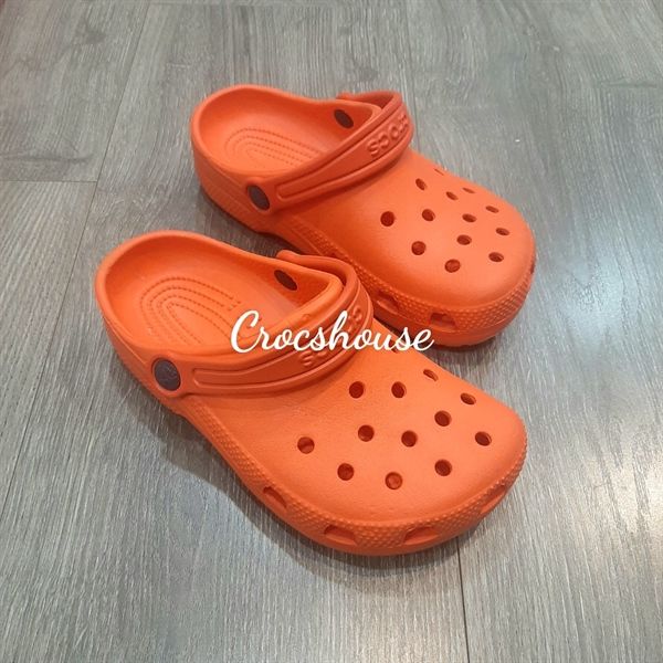  Dép sục cross classic trẻ em màu đỏ, cam, tím chính hãng 