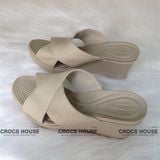  Dép xuồng cross leigh quai chéo nữ chính hãng 