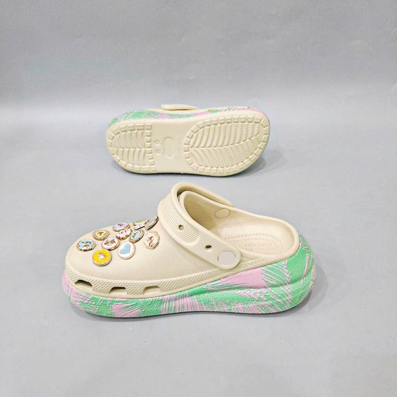  Dép sục Dinas classic crush loang lá hồng nam nữ 