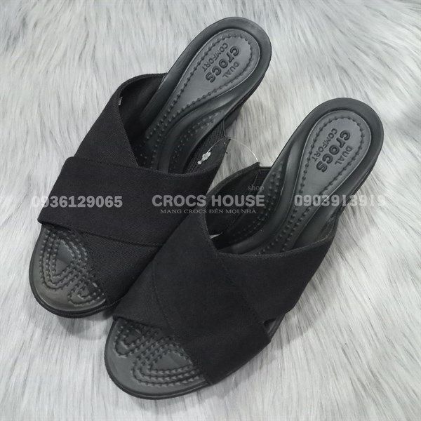  Dép xuồng cross leigh quai chéo nữ chính hãng 