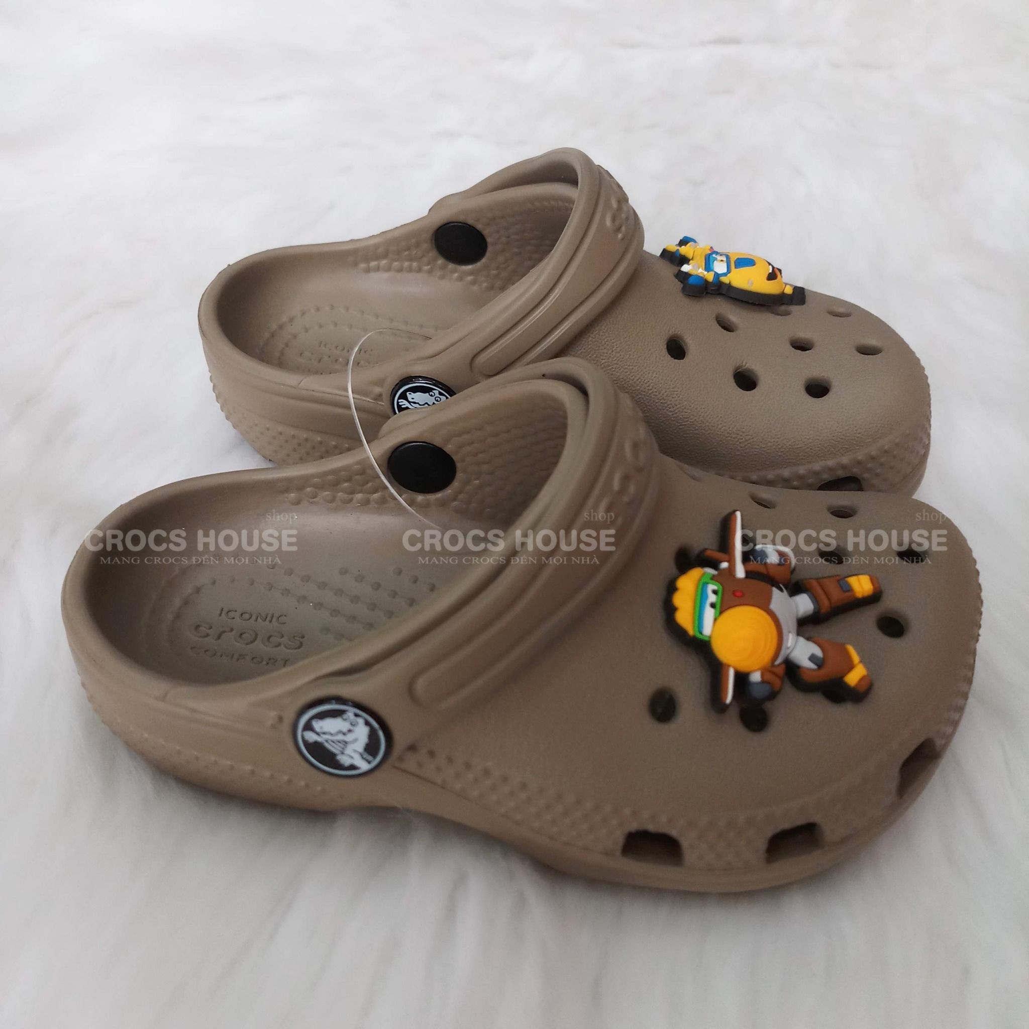  Dép sục Dinas classic trẻ em chính hãng quai phối màu 
