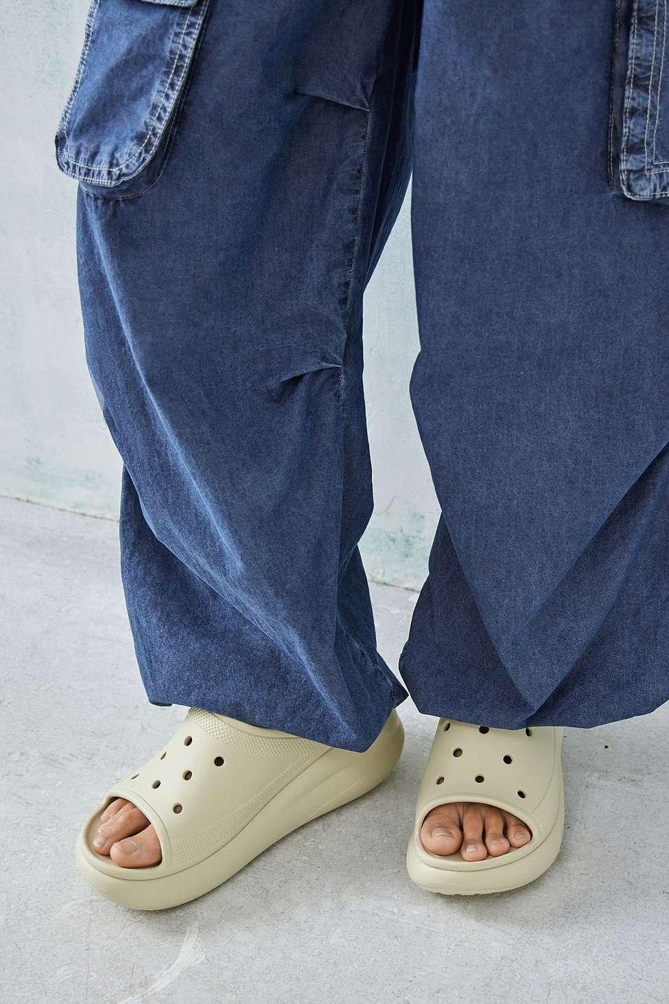  Dép quai ngang Dinas classic crush slide nữ xuất khẩu 