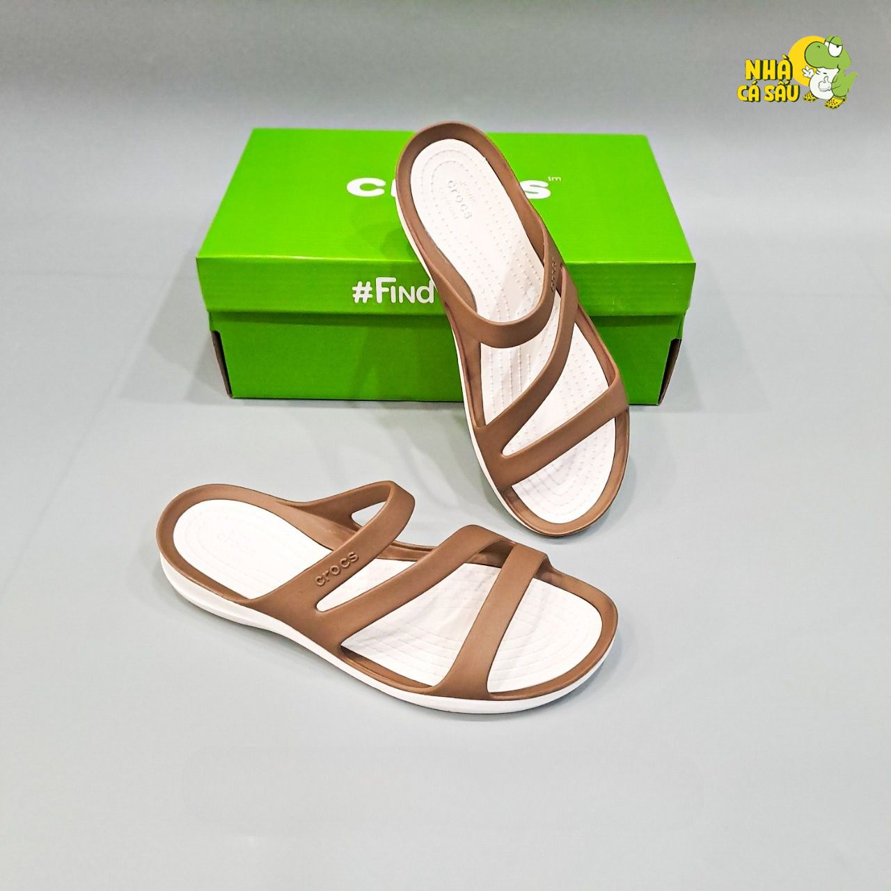  Dép quai ngang cross swiftwater nữ xuất khẩu 
