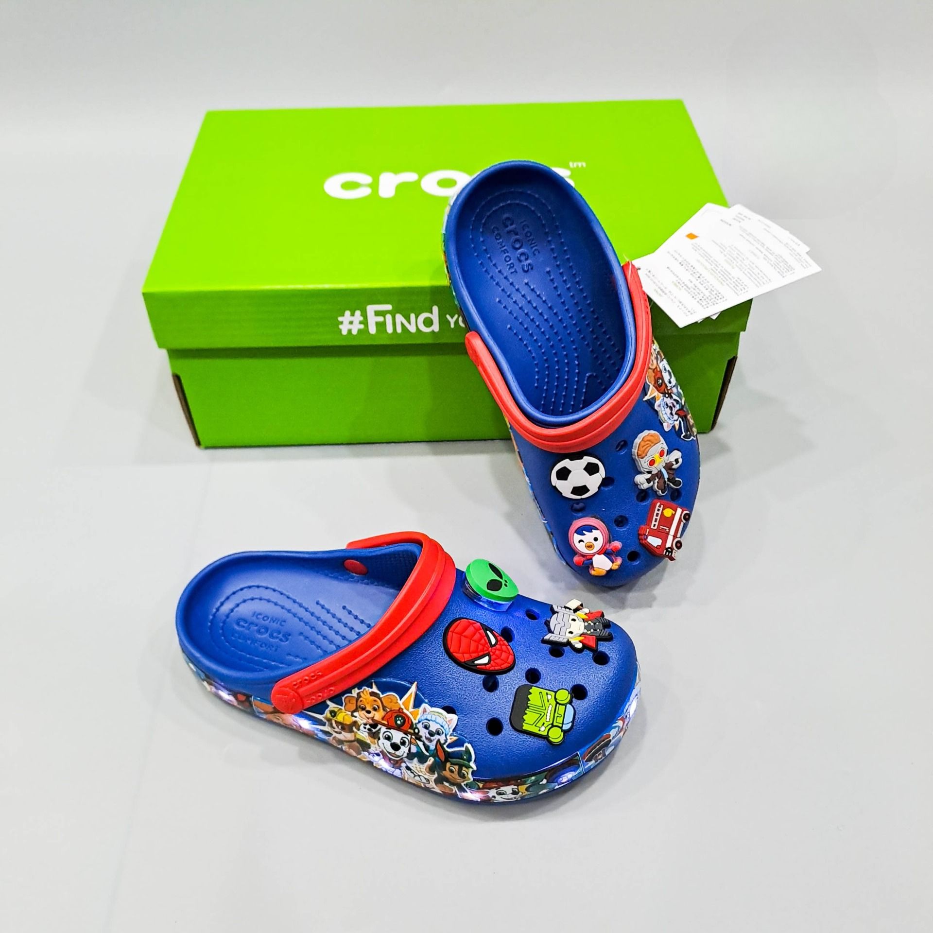  Dép sục Dinas 3D đèn nháy trẻ em khủng long, spiderman, chó cứu hộ, mario, unicorn 