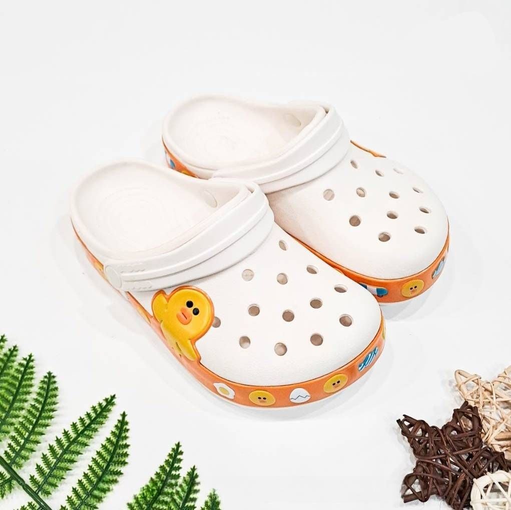  Dép sục Dinas 3D band linefriend vịt vàng trẻ em 