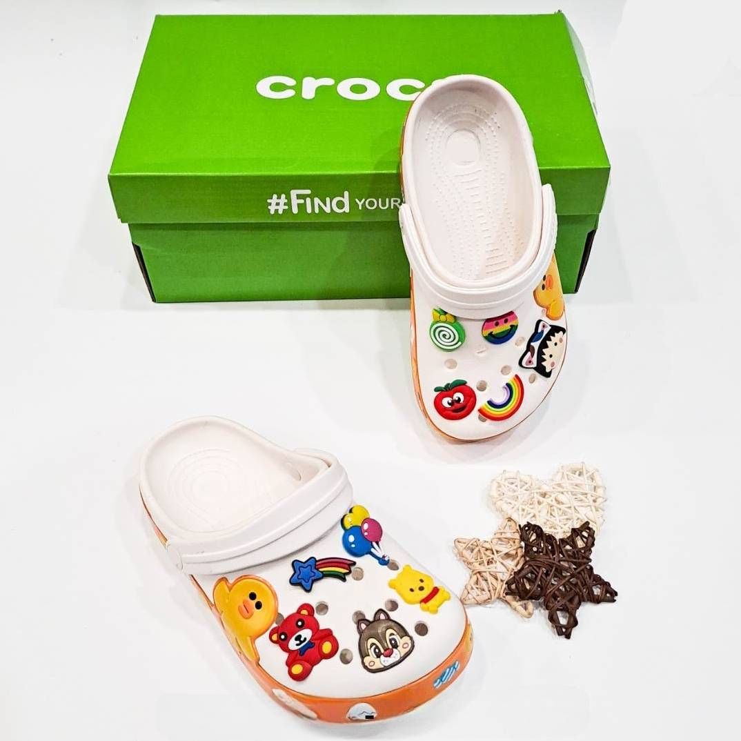  Dép sục Dinas 3D band linefriend vịt vàng trẻ em 